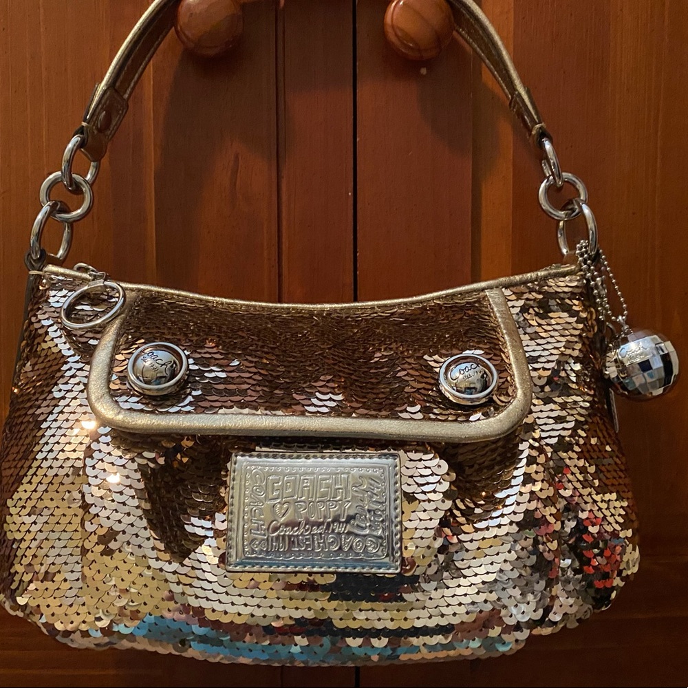 Coach Limited Edition Poppy Sequin Bag